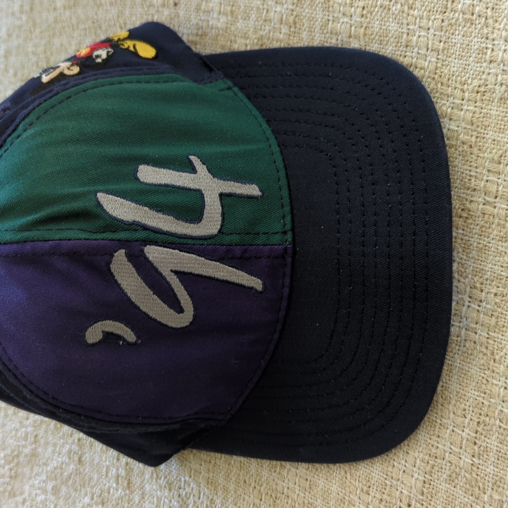 Vintage Disneyland 1994 '94 Green and Purple Embroidered Snapback
